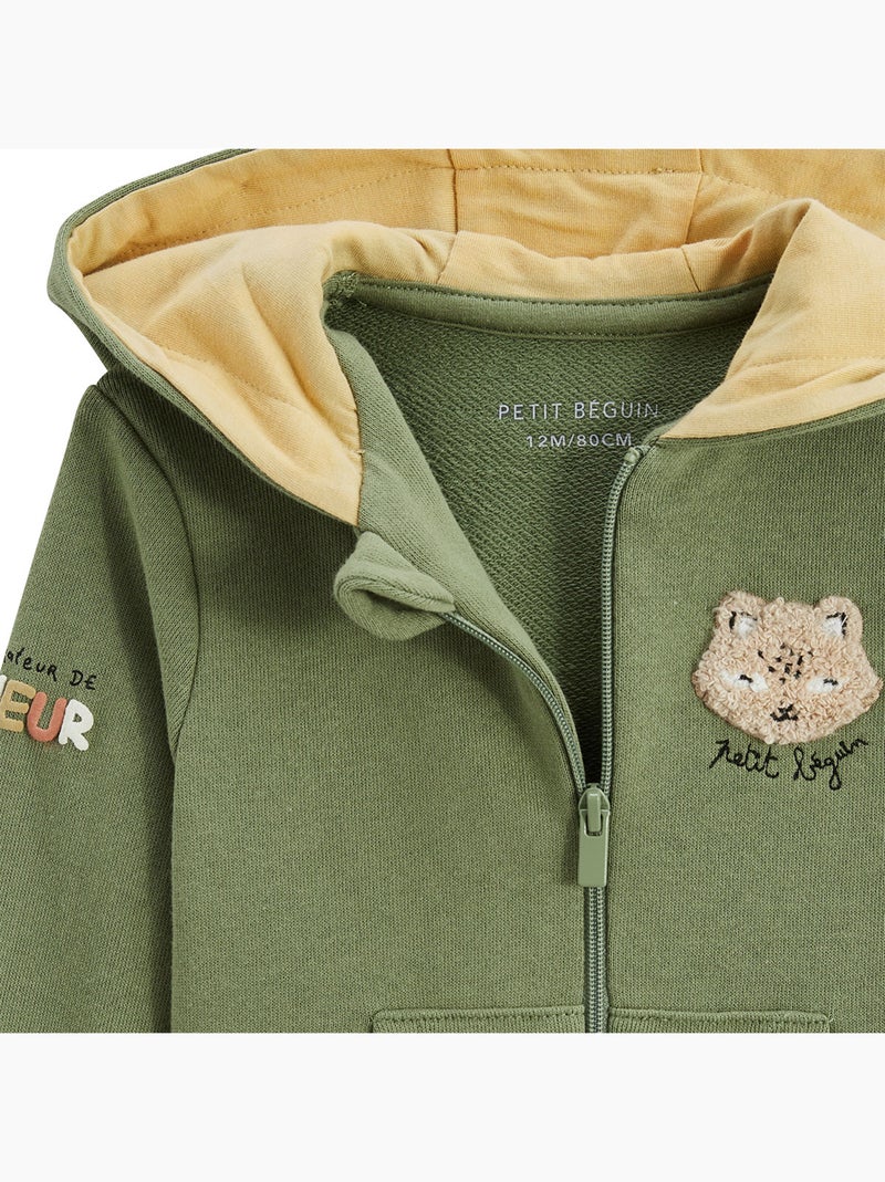 Gabin kinderhoodie Groen - Kiabi