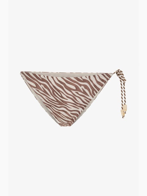 Gale bikinibroekje met zebraprint en kralen penti - Kiabi Gale bikinibroekje met zebraprint en kralen penti - Kiabi