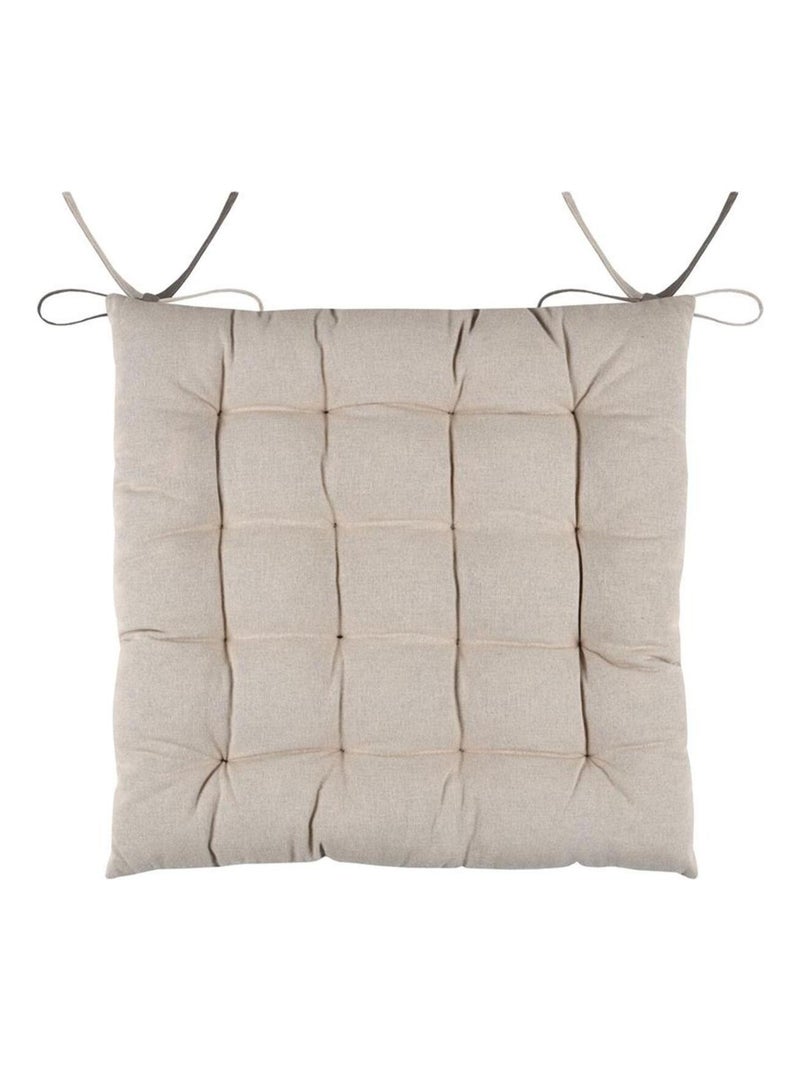 Galette de chaise bicolore Taupe - Kiabi