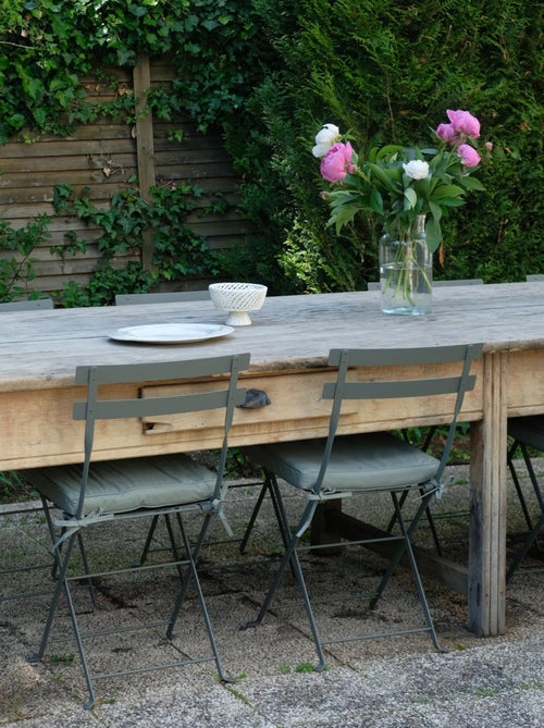 Galette de chaise extérieur imperméable et déhoussable minorque - Kiabi