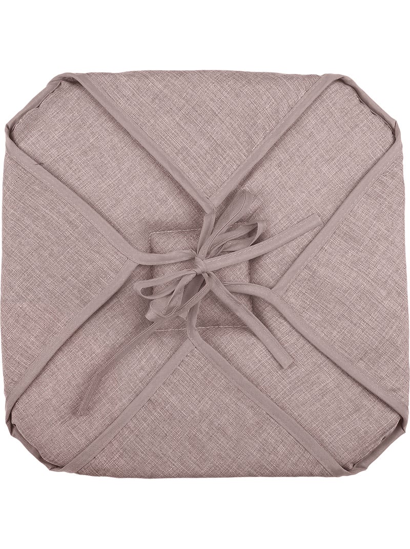 Galette de chaise italienne et unie Rose pâle - Kiabi