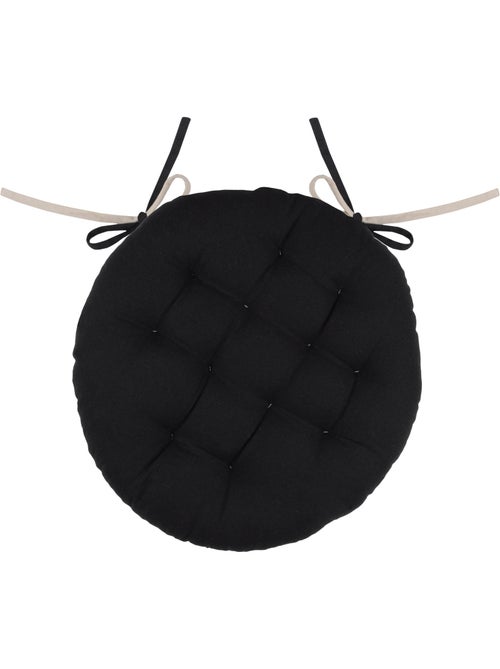 Galette de chaise ronde et bicolore - Kiabi Galette de chaise ronde et bicolore - Kiabi