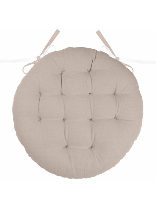 Galette de chaise ronde et bicolore - Kiabi Galette de chaise ronde et bicolore - Kiabi