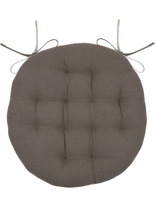Galette de chaise ronde et bicolore - Kiabi Galette de chaise ronde et bicolore - Kiabi