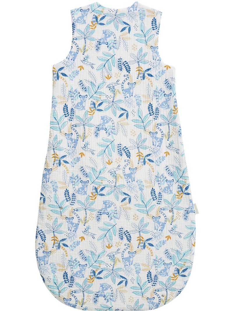 Gamboa zomerslaapzak van katoenen gaas Blauw - Kiabi