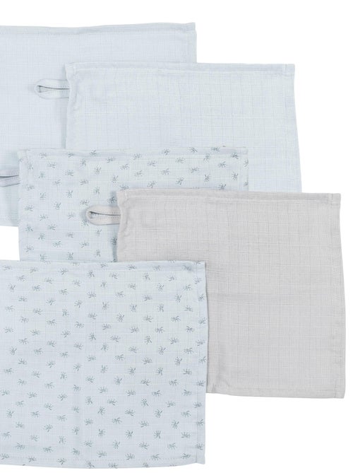 Gant de toilette en coton Bio Oekotex - Lot de 5 - ROBA 'Lil Planet' - Kiabi Gant de toilette en coton Bio Oekotex - Lot de 5 - ROBA 'Lil Planet' - Kiabi
