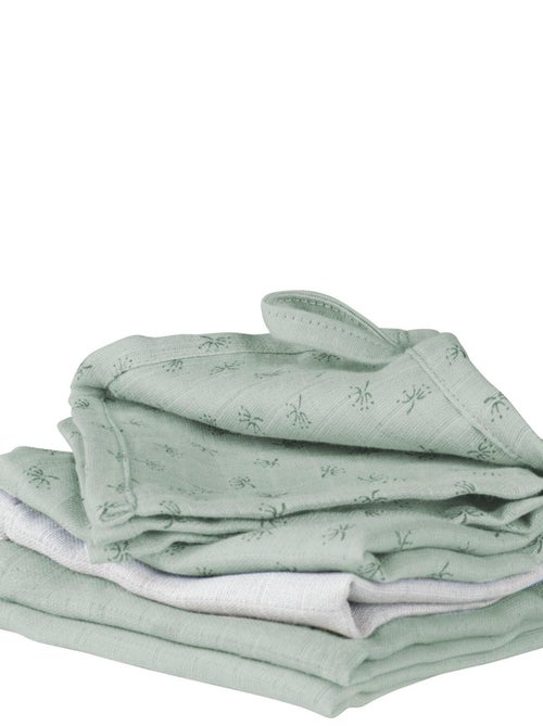 Gant de toilette en coton Bio Oekotex - Lot de 5 - ROBA 'Lil Planet' - Kiabi Gant de toilette en coton Bio Oekotex - Lot de 5 - ROBA 'Lil Planet' - Kiabi