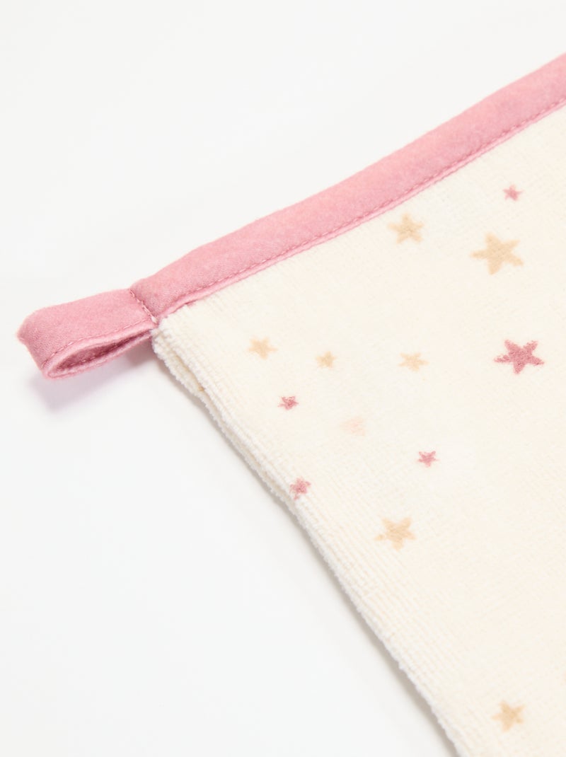 Gant de toilette Rose - Kiabi