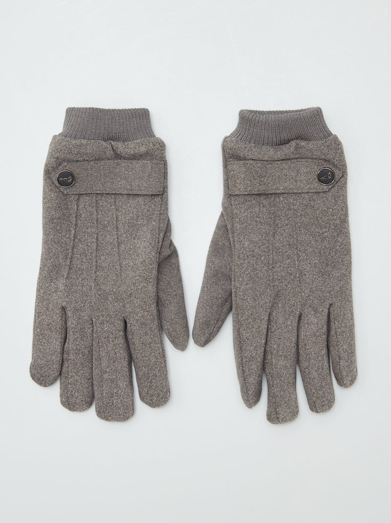 Gants de ville Gris - Kiabi