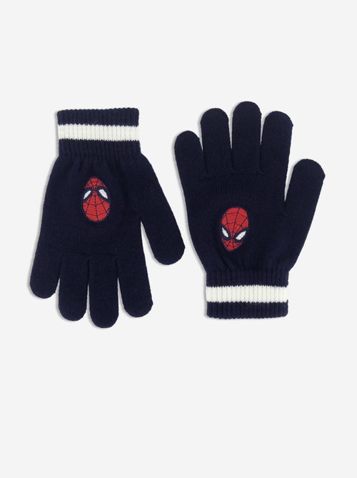 Gants en maille côtelée 'Spiderman' - Kiabi