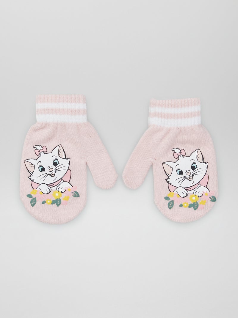 Gants en maille 'Marie' 'Disney' Rose - Kiabi