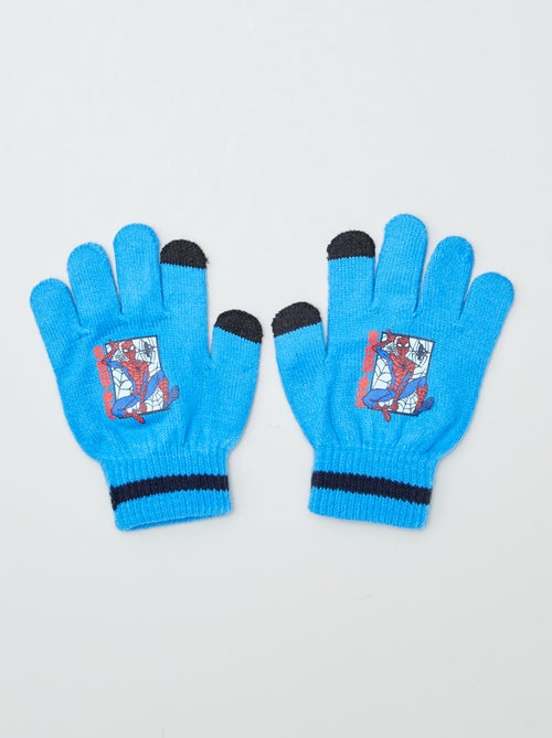 Gants en maille 'Spiderman' - Kiabi