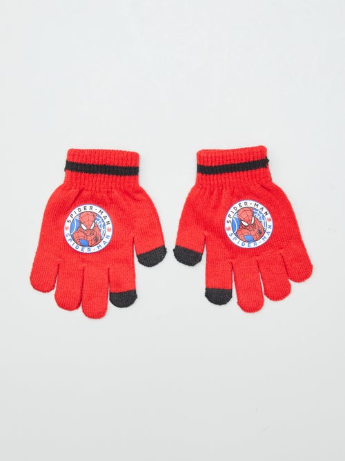 Gants en maille 'Spiderman' - Kiabi