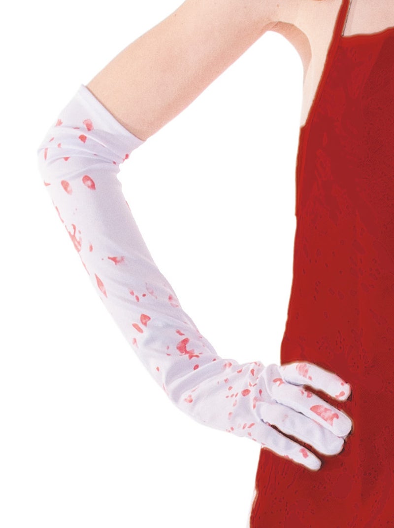Gants ensanglantés - Déguisement Blanc - Kiabi