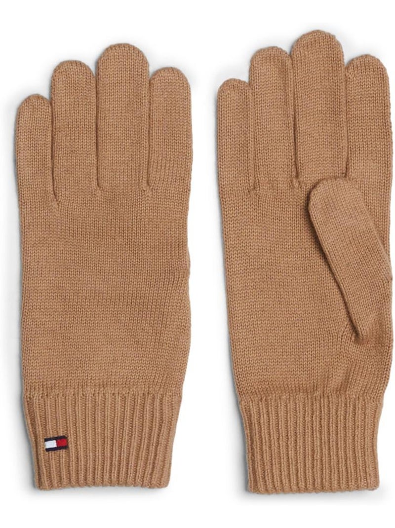 Gants Homme Tommy Hilfiger Glove Marron cappuccino - Kiabi