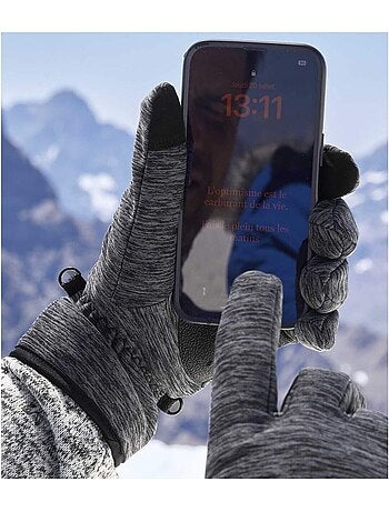 Gants Tactiles Doublés Polaire - ATLAS FOR MEN