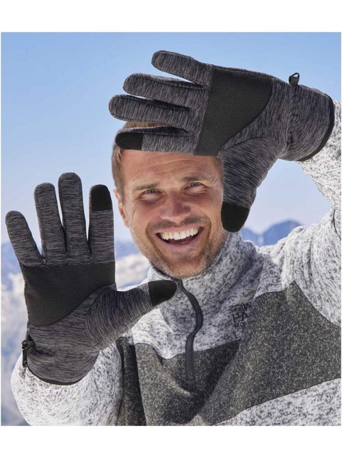 Gants tactiles doublés polaire - atlas for men - Kiabi Gants tactiles doublés polaire - atlas for men - Kiabi