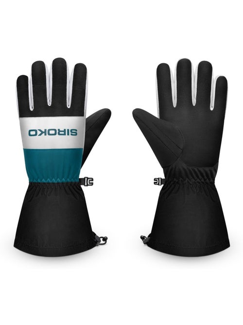 Gants thermiques de ski sports d'hiver homme et femme misty - Kiabi