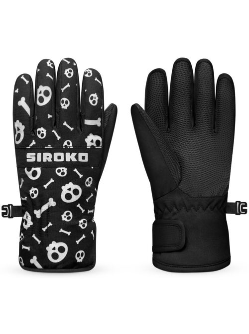 Gants thermiques snowboard et ski enfant sports d'hiver enfants skull - Kiabi Gants thermiques snowboard et ski enfant sports d'hiver enfants skull - Kiabi