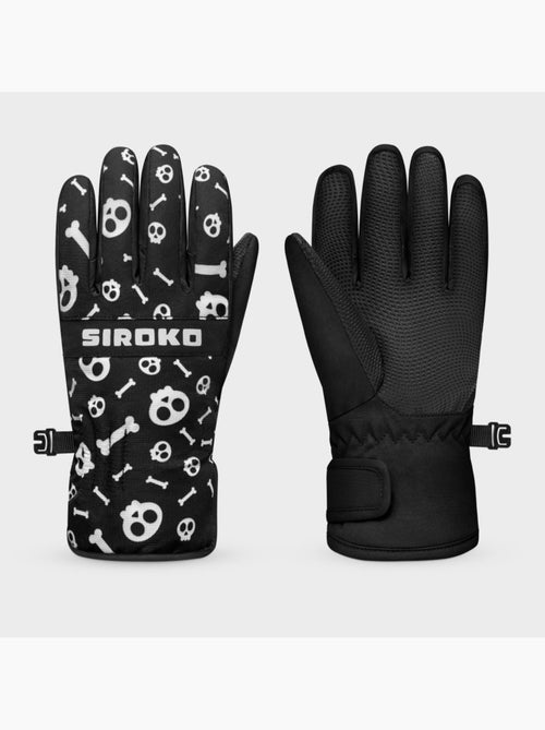 Gants thermiques snowboard et ski enfant sports d'hiver enfants skull - Kiabi Gants thermiques snowboard et ski enfant sports d'hiver enfants skull - Kiabi
