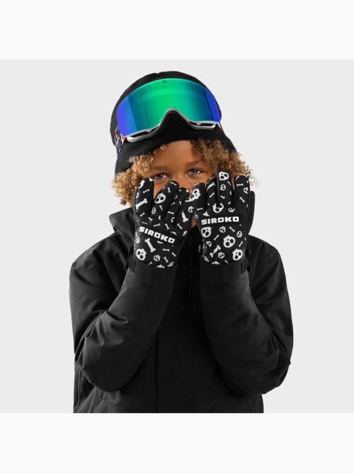 Gants thermiques snowboard et ski enfant sports d'hiver enfants skull - Kiabi Gants thermiques snowboard et ski enfant sports d'hiver enfants skull - Kiabi