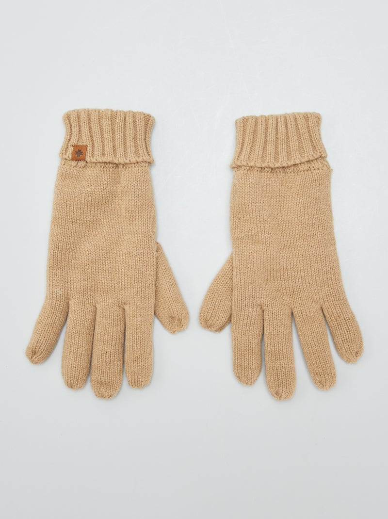 Gants unis CAMEL MELA - Kiabi