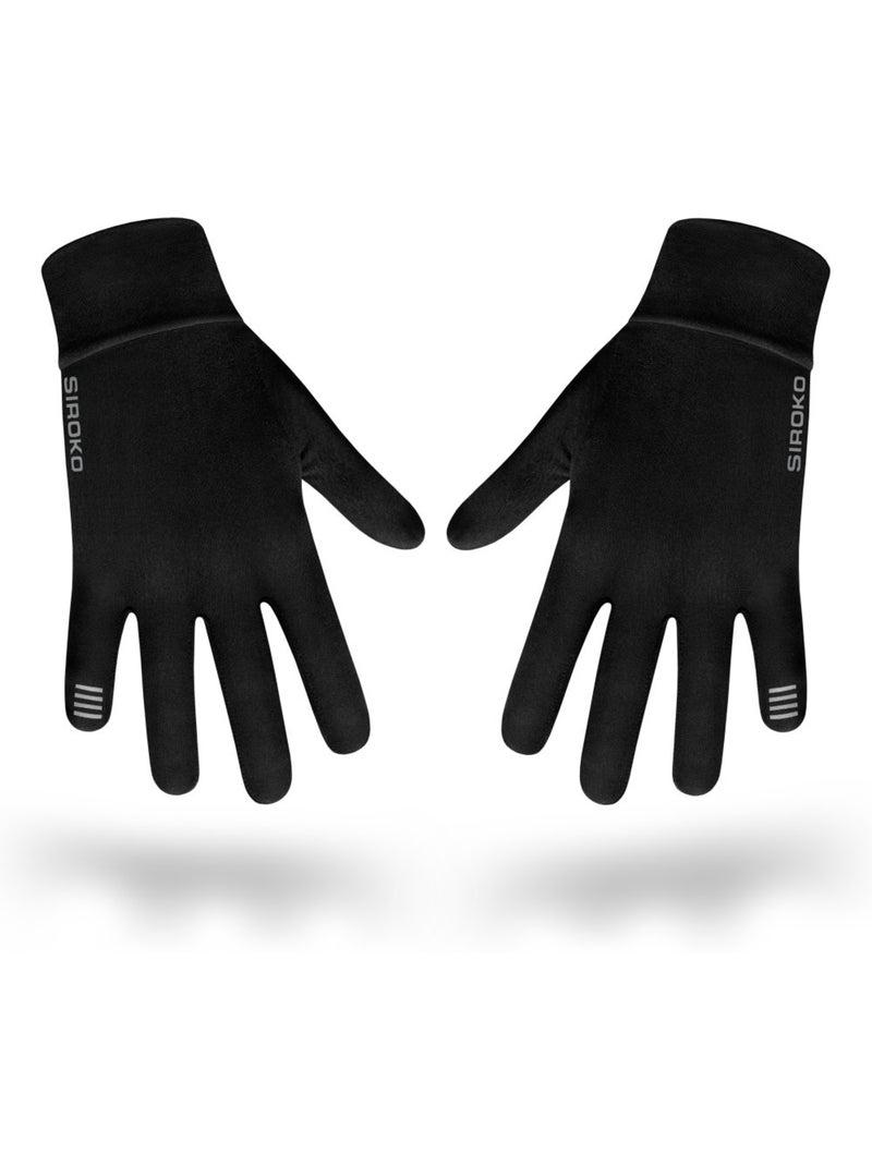 Gants vélo cyclisme homme et femme nuremberg Noir - Kiabi