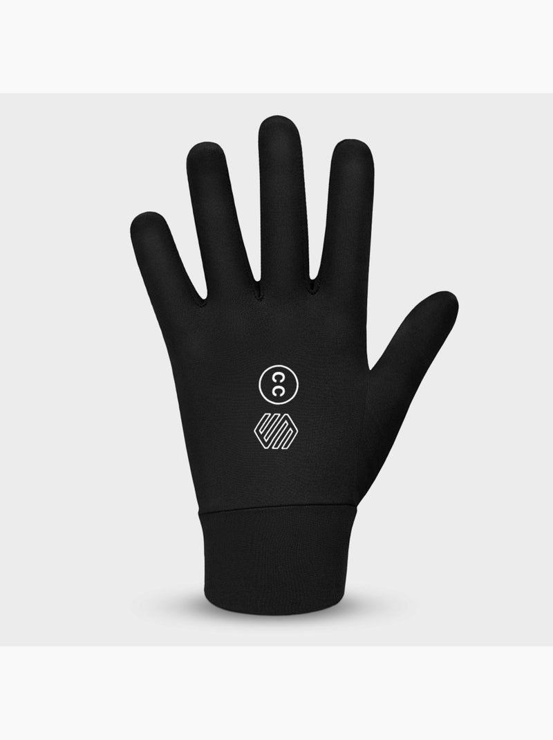 Gants vélo mi-saison cyclisme homme et femme core hekla Noir - Kiabi