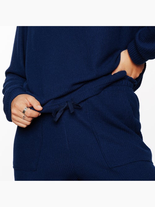 Gaufrette t-shirt lange mouwen blauw - Kiabi