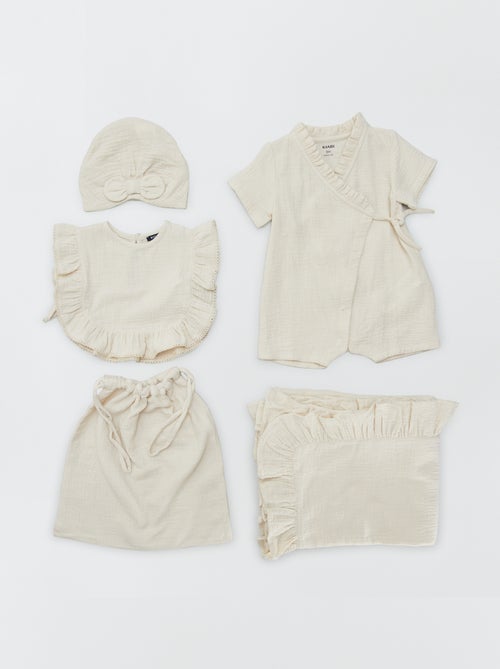 Geboorteset - 5 stuks - Kiabi