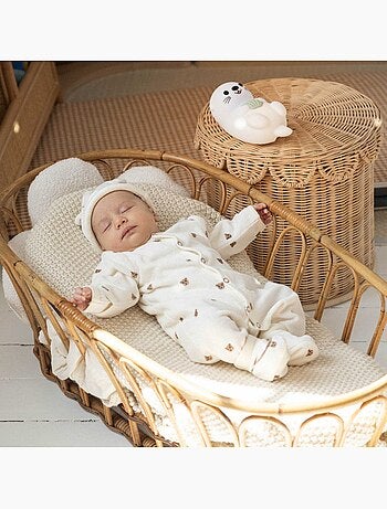 Geboorteset moka beer - 6-delige babyoutfit
