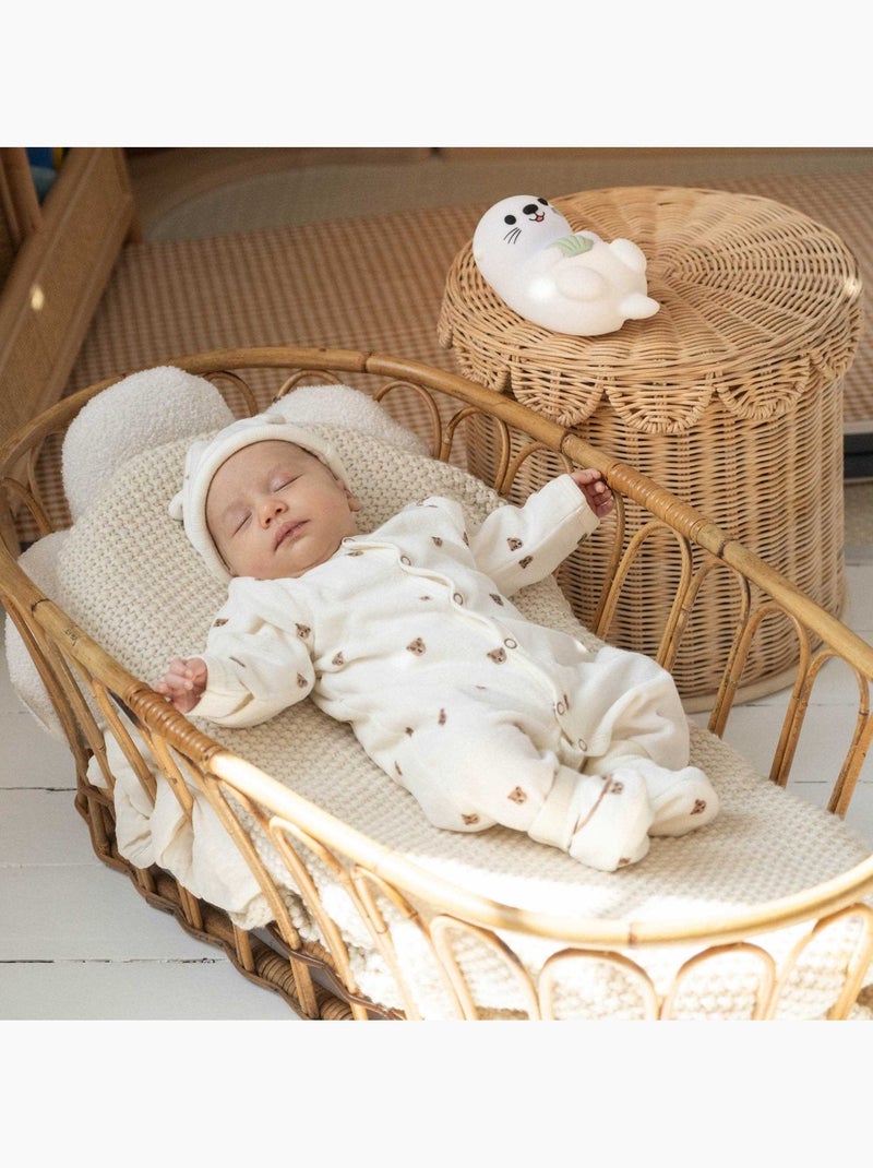 Geboorteset moka beer - 6-delige babyoutfit Ecru - Kiabi