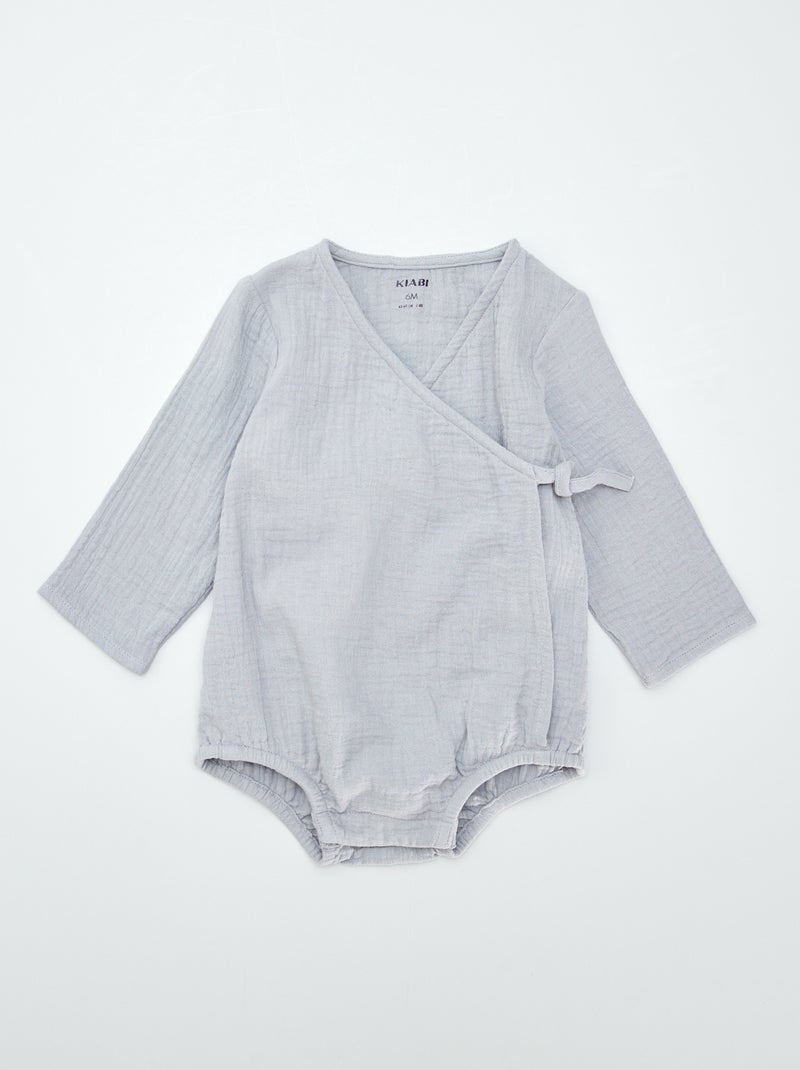 Geboorteset 'Welcome Baby' - 5 stuks GRIJS - Kiabi