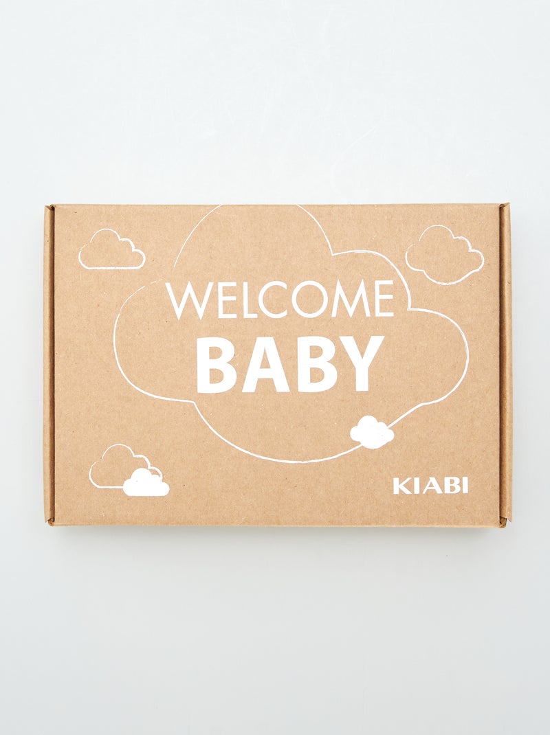 Geboorteset 'Welcome Baby' - 5 stuks GRIJS - Kiabi