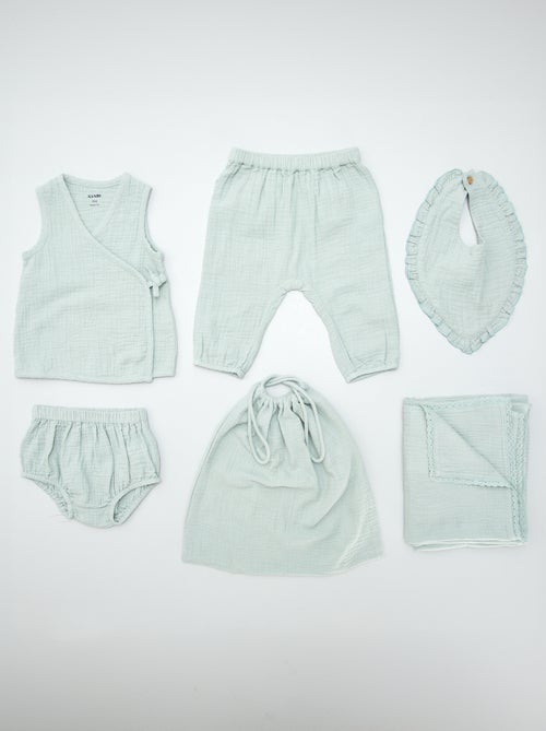 Geboorteset 'Welcome Baby' - 5 stuks - Kiabi