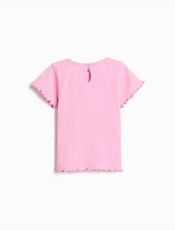 Geborduurd Bloemen T-shirt, MO Fashion