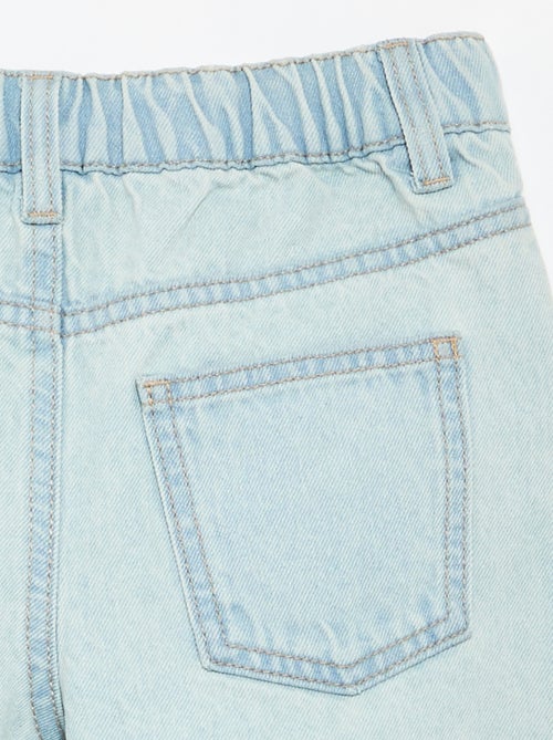 Geborduurd denim short - Kiabi