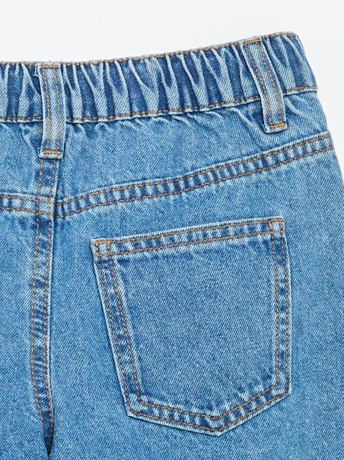 Geborduurd denim short - Kiabi