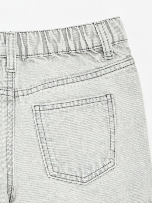 Geborduurd denim short - Kiabi