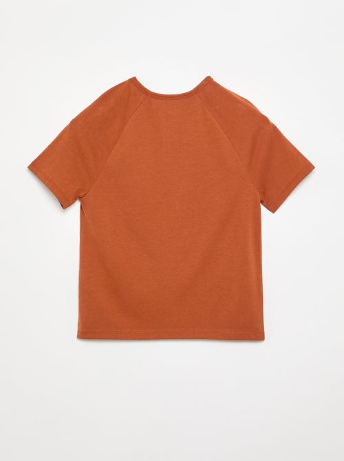 Geborduurd T-shirt met korte mouwen - Kiabi Geborduurd T-shirt met korte mouwen - Kiabi