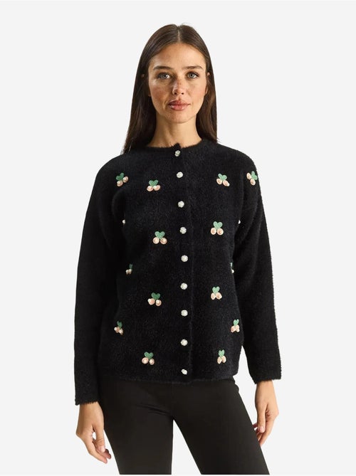 Geborduurd vest met knoopsluiting lucci - Kiabi Geborduurd vest met knoopsluiting lucci - Kiabi