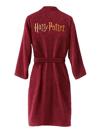 Geborduurde badjas 100% katoen, harry potter gryffondor