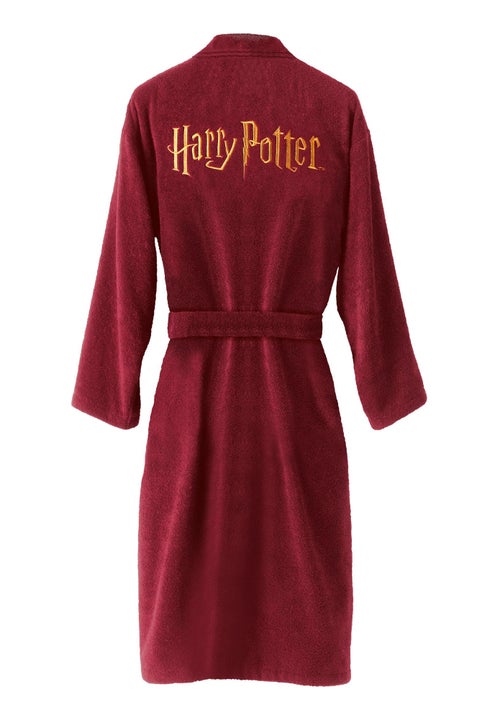 Geborduurde badjas 100% katoen, harry potter gryffondor - Kiabi