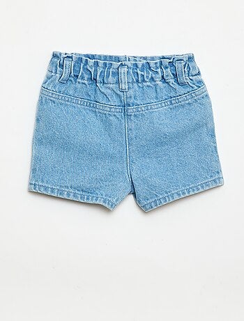 Geborduurde Disney-short van denim