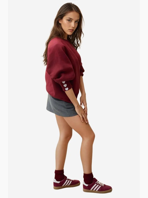Geborduurde katoenen sweatshirt hiccup - Kiabi