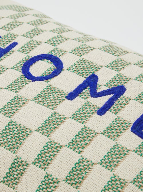 Geborduurde kussenhoes - Kiabi Home - Kiabi