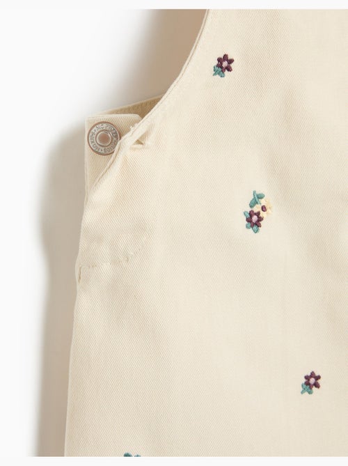 Geborduurde overstregenrok met bloemen, mo fashion - Kiabi