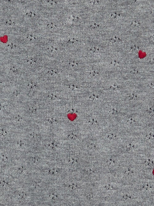 Geborduurde trui van pointelletricot - Kiabi Geborduurde trui van pointelletricot - Kiabi