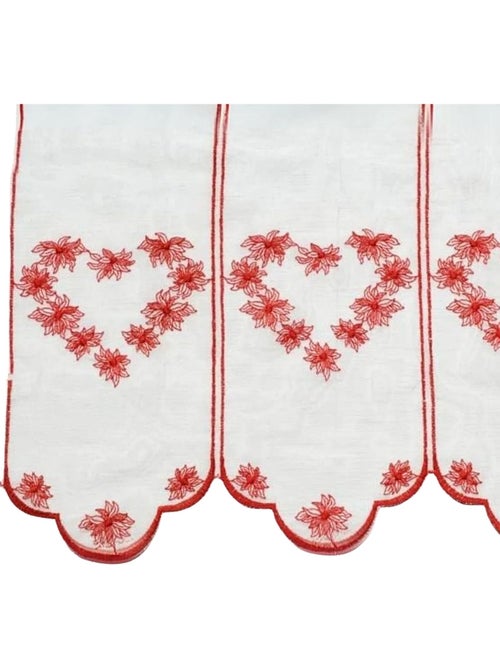 Geborduurde windscherm met hartjesmotieven - Kiabi Geborduurde windscherm met hartjesmotieven - Kiabi
