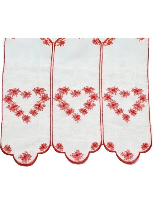 Geborduurde windscherm met hartjesmotieven - Kiabi Geborduurde windscherm met hartjesmotieven - Kiabi